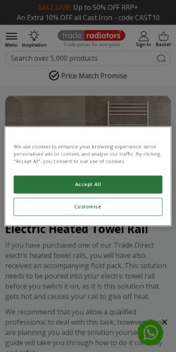 Mobile page screenshot