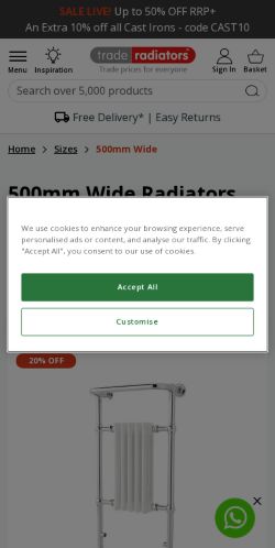 Mobile page screenshot