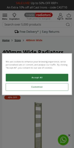 Mobile page screenshot