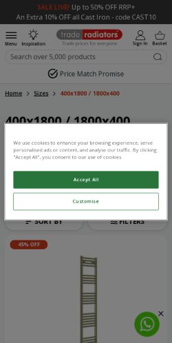 Mobile page screenshot