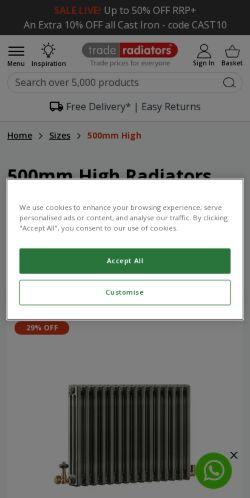 Mobile page screenshot