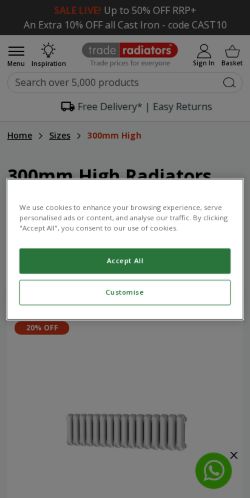 Mobile page screenshot