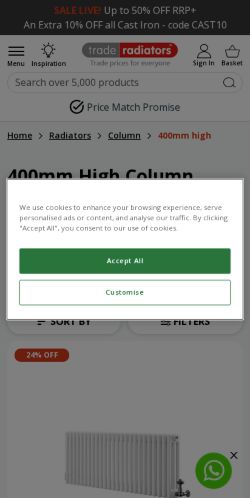 Mobile page screenshot