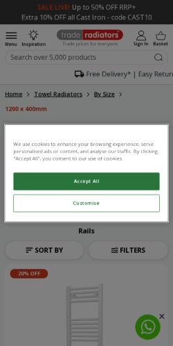 Mobile page screenshot