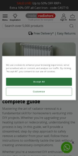 Mobile page screenshot