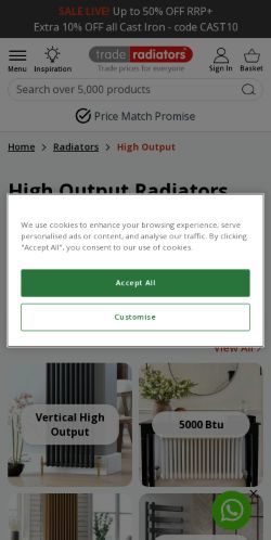 Mobile page screenshot