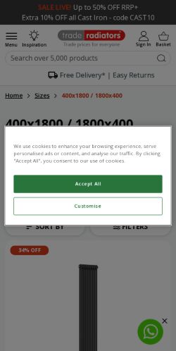 Mobile page screenshot