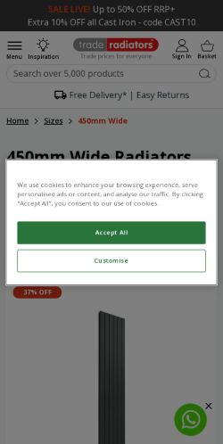 Mobile page screenshot