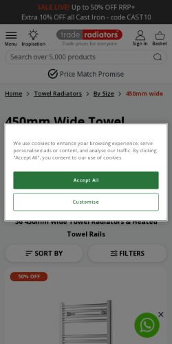 Mobile page screenshot