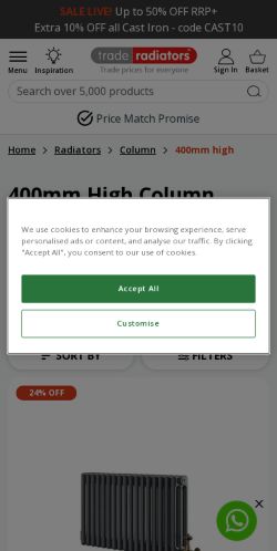 Mobile page screenshot