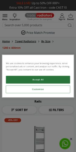 Mobile page screenshot