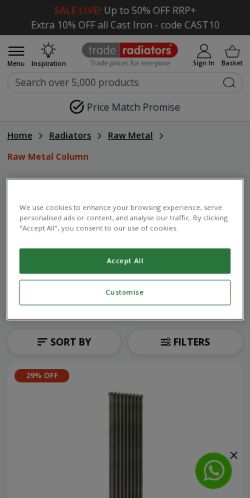 Mobile page screenshot