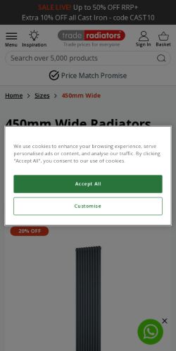 Mobile page screenshot