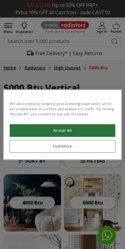 Mobile page screenshot