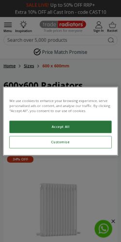 Mobile page screenshot