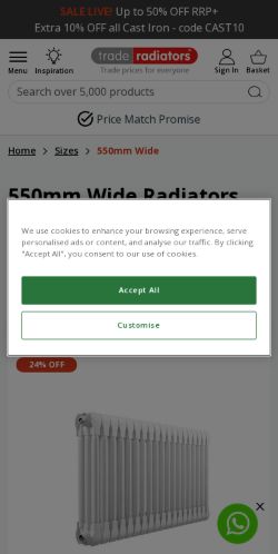 Mobile page screenshot