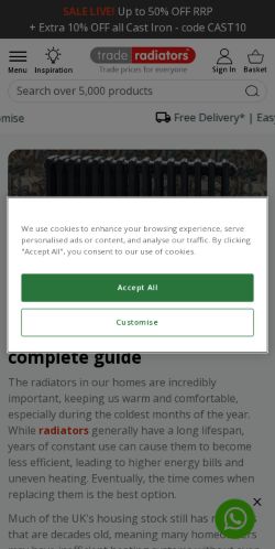 Mobile page screenshot