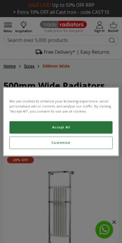 Mobile page screenshot