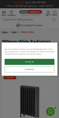 Mobile page screenshot