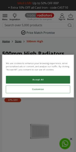 Mobile page screenshot