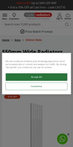 Mobile page screenshot