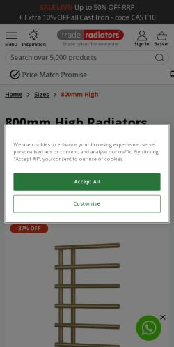 Mobile page screenshot