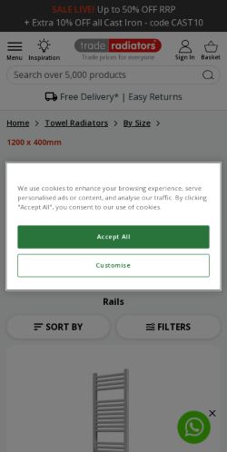Mobile page screenshot
