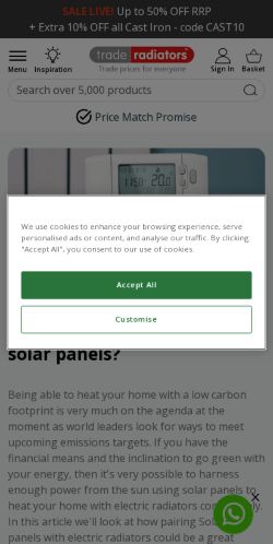 Mobile page screenshot