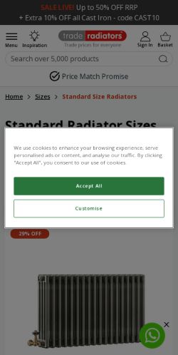 Mobile page screenshot