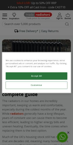 Mobile page screenshot