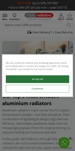 Mobile page screenshot