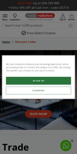 Mobile page screenshot