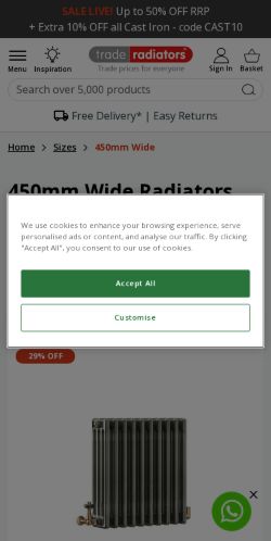 Mobile page screenshot