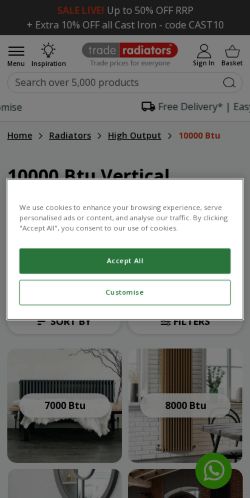 Mobile page screenshot