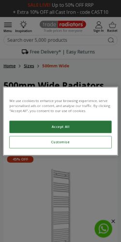 Mobile page screenshot