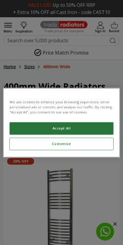Mobile page screenshot