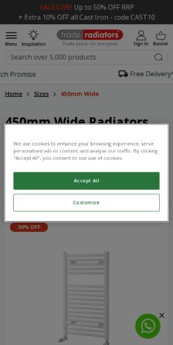 Mobile page screenshot