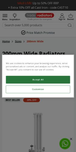 Mobile page screenshot