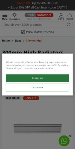 Mobile page screenshot