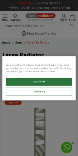 Mobile page screenshot