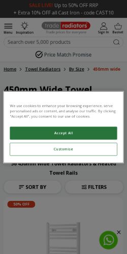 Mobile page screenshot