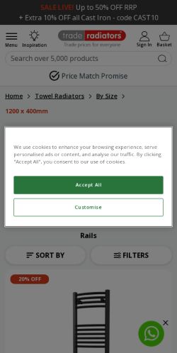Mobile page screenshot