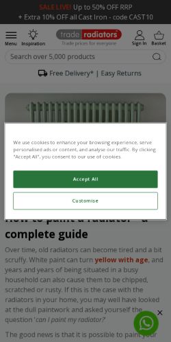 Mobile page screenshot