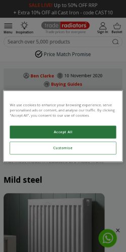 Mobile page screenshot