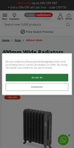 Mobile page screenshot