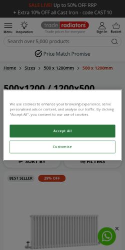 Mobile page screenshot