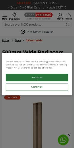Mobile page screenshot