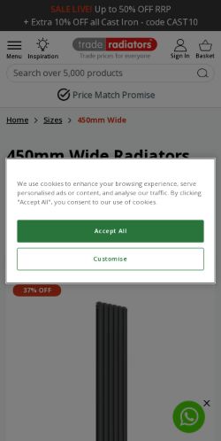 Mobile page screenshot