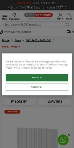 Mobile page screenshot