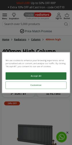 Mobile page screenshot